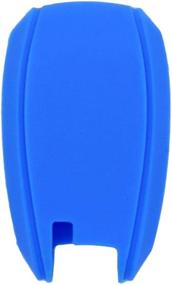 img 2 attached to SEGADEN Silicone Cover Protector Case Holder Skin Jacket Compatible With SUBARU 3 Button Smart Remote Key Fob CV4254 Deep Blue