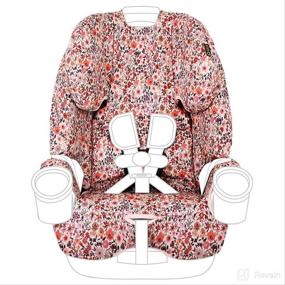 img 4 attached to 🚗 UKJE Cover for Graco 4ever DLX 4-in-1 Car Seat - CPSC Compliant | Fits Graco 4ever & Forever 4-in-1 Car Seats | Graco 4ever 4-in-1 Car Seat Cover | Graco 4ever DLX Seat Cover