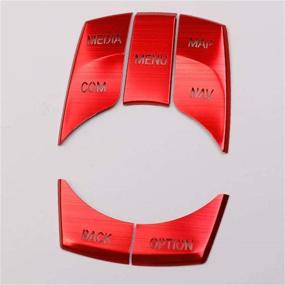 img 2 attached to Aluminum Alloy Multi-Media Button Idrive Controler Frame Decoration Sticker Cover For BMW 3/3GT/4/X5/X6X1/X3/X4 Series