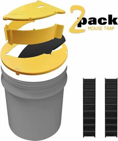 img 3 attached to Effective Indoor-Outdoor Multi-Catch Trap: Bucket Lid Mouse Rat Trap With Humane/Lethal Options
