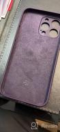 img 1 attached to Shockproof Liquid Silicone Case For IPhone 14 Pro Max, With Enhanced Camera Protection And 2 Screen Protectors, Featuring Microfiber Lining - Dark Purple, 6.7 Inch review by Marcia Davis