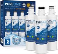 3 pack pureline lt1000pc water filter replacement for lg and kenmore refrigerators - compatible with lt1000p/pc/pcs, adq747935, mdj64844601, adq74793504, 46-9980, 9980 логотип