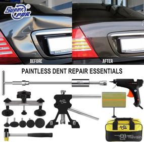 img 3 attached to 🔧 Super PDR Professional Paintless Dent Repair Kit - Essential Car Dent Removal Tools with Glue Gun and Special Glue Sticks for Quick and Easy Car Body Dent Repair