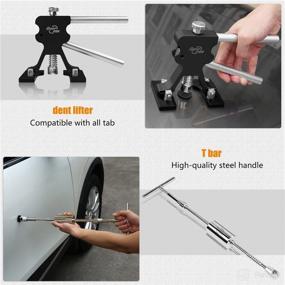 img 1 attached to 🔧 Super PDR Professional Paintless Dent Repair Kit - Essential Car Dent Removal Tools with Glue Gun and Special Glue Sticks for Quick and Easy Car Body Dent Repair