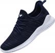 autper memory foam slip-on athletic shoes for men, ideal for gym and walking, comfortable sneakers in sizes 7-12 logo