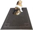 large waterproof pet feeding mat for dogs and cats - 24" x 36" flexible, easy to clean, and non-slip - best for coffee lovers! logo
