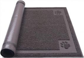 img 2 attached to Large Waterproof Pet Feeding Mat For Dogs And Cats - 24" X 36" Flexible, Easy To Clean, And Non-Slip - Best For Coffee Lovers!