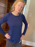 img 1 attached to Women'S UPF 50+ Workout Shirts Sun Protection Quick Dry Long Sleeve Activewear Tee Tops review by Matt Conner