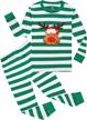 cozy cotton christmas pajamas for girls - children's sleepwear gift set logo