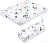🛏️ premium foldable pack and play mattress topper - portable pad for pack and play, playpen foam logo