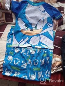 img 7 attached to 🦔 Sonic The Hedgehog Boys' Pajama Set: 3 Piece Shirt, Shorts, and Pants – Video Game Sleepwear Loungewear for Kids