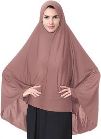 img 2 attached to Ababalaya Elegant Islamic Ramadan Lightweight Women's Accessories via Scarves & Wraps