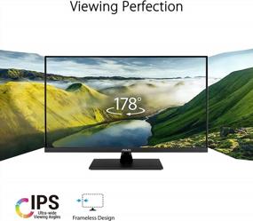 img 2 attached to 🖥️ ASUS VP32AQ Adaptive Sync 31.5" Monitor - High Definition, 2560x1440p, 75Hz, Flicker-Free, Blue Light Filter, IPS, Built-In Speakers