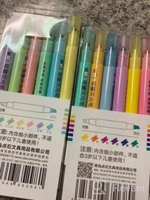 img 5 attached to 6-Pack Erasable Highlighters W/ Double Head, Chisel Tip & Assorted Colors - Smooth Writing!
