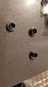 img 6 attached to Gunmetal Black 5Mm (3/16") Push Snap Grommet Rings - CRAFTMEMORE 10 Pack Easy Installation