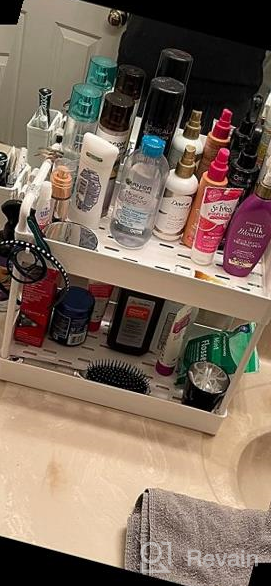 img 1 attached to Maximize Your Space With The SOLEJAZZ 2 Tier Under Sink Organizer And Storage - Perfect For Bathroom And Kitchen Cabinets! review by Josh Graham