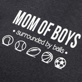 img 1 attached to Get Ready For Mother'S Day With TAKEYAL'S Funny Mom Of Boys T-Shirts!