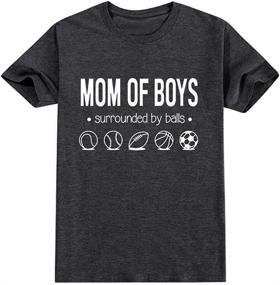 img 3 attached to Get Ready For Mother'S Day With TAKEYAL'S Funny Mom Of Boys T-Shirts!