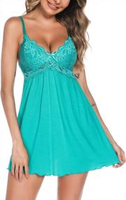 img 3 attached to Discover Comfort And Elegance With Klier Women'S Modal Chemise Lingerie Nightie