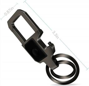 img 1 attached to Multipurpose LED Key Chain With Bottle Opener And Dual Rings For Easy Accessibility - Perfect For Men And Women