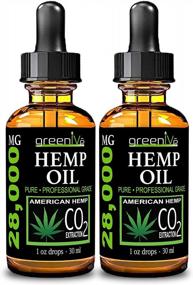 img 3 attached to Hemp Oil 28,000Mg (2 Pack) + Quick Soothe Roll-On 7,500Mg Bundle