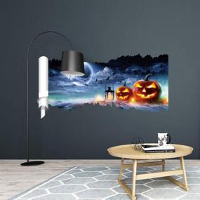 img 2 attached to 3D Halloween Removable Decoration Wallpaper