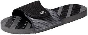 img 2 attached to Showaflops Antimicrobial Shower Water Sandals Boys' Shoes : Sandals