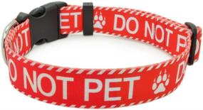 img 4 attached to 🐾 Durable DWOOFG Dog Collar for Medium to Large Dogs - Letter Service Dog in Training for Emotional Support; Mama Says I'm Special, with Sturdy Buckle