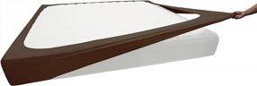 img 1 attached to Upgrade Your Bed With Biscaynebay'S Luxurious Jersey Queen Box Spring Cover - Wrinkle-Free, Stretchy, & Easy-To-Fit Bed Skirt For Home Or Hotel Use