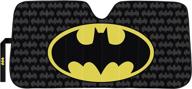 plasticolor batman accordion style car truck suv front windshield sunshade - ultimate sun protection for your vehicle logo