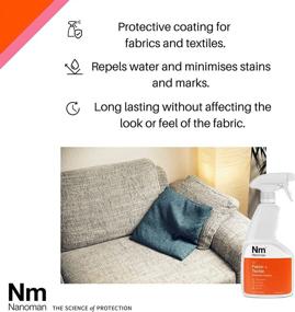 img 4 attached to Nanoman Nano Technology Fabric Upholstery Protector