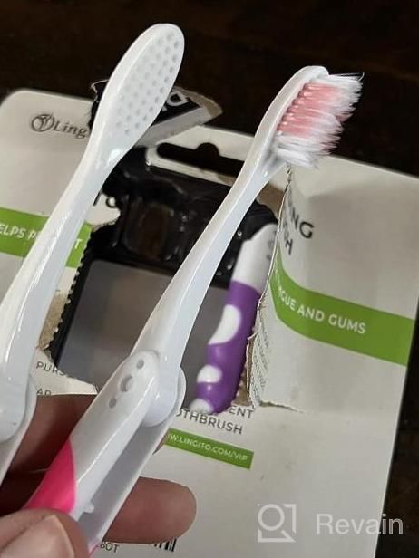 img 1 attached to 6 Pack Charcoal Folding Travel Toothbrush With Soft Bristles For Sensitive Gums review by Tyrell Rike