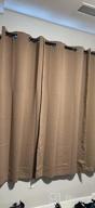 img 1 attached to WONTEX 100% Grey Blackout Curtains For Bedroom 42 X 84 Inches Long - Thermal Insulated, Noise Reducing, Sun Blocking Lined Window Curtain Panels For Living Room, Set Of 2 Grommet Winter Curtains review by David Thornton