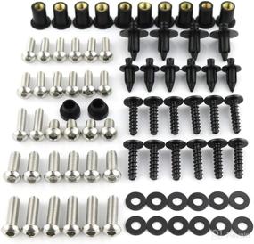 img 4 attached to Stainless KAWASAKI Mounting Fastenings Grommets Motorcycle & Powersports