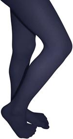 img 1 attached to 🧦 Monvecle Opaque Microfiber Stockings: Stylish Uniform Girls' Clothing - Socks & Tights