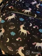 img 1 attached to MIGER Diaper Bag Backpack: Cute Unicorn Design, Large Capacity & Bottle Insulation For Mom Dad - Black review by Amanda Thacker