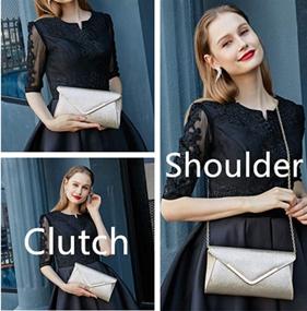 img 3 attached to 👛 Womens Evening Handbag Shoulder Wedding Women's Handbags & Wallets - Clutches & Evening Bags: The Perfect Accessory for Elegant Occasions