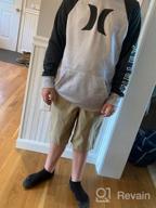 img 1 attached to 👕 Birch Checkered Hurley Pullover Hoodie for Boys' - Fashionable Hoodies & Sweatshirts review by Patrick Keita