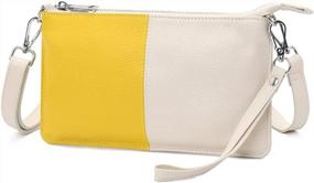 img 4 attached to Women'S Leather Crossbody Phone Wallets With Card Slots - Stylish Clutch Purse By Lecxci