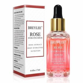 img 4 attached to Hydrating Rose Face Serum By BREYLEE With Hyaluronic Acid - Alcohol-Free Moisturizing Serum For Skincare (17Ml, 0.6Fl Oz)