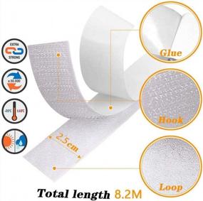 img 3 attached to Get Strong Hold With 27Ft Heavy Duty Self Adhesive Strips For Sewing, Crafting & DIY - Indoor & Outdoor Use!