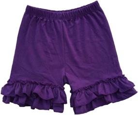 img 2 attached to Coralup Ruffles Leggings Toddler Trousers Girls' Clothing ~ Leggings