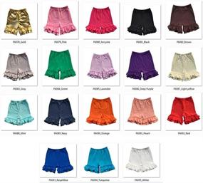 img 1 attached to Coralup Ruffles Leggings Toddler Trousers Girls' Clothing ~ Leggings