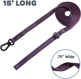 img 3 attached to BarkBox Training Leash Feet Purple