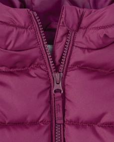 img 3 attached to Wind & Water-Resistant Medium Weight Puffer Jacket For Baby Girls & Toddlers - The Children'S Place