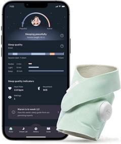 img 1 attached to 🧦 Owlet Dream Sock Plus Baby Monitor - Mint: Ensuring Peaceful Sleep for Your Baby