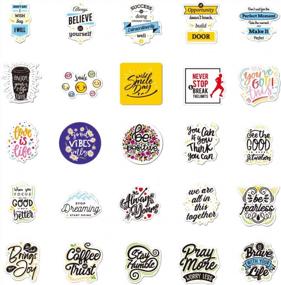 img 2 attached to Get Inspired With ZAYALI: 100 Waterproof Stickers For Water Bottles, Laptops, And More!
