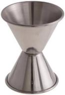 stainless steel 🍸 ounce jigger by winco logo