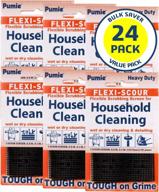 24-pack pumie flexi-scour abrasive grit cleaning screen - 5.5" x 4" for grills, carbon, rust & scale removal logo