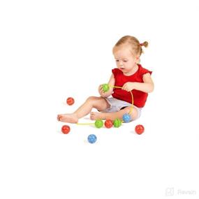 img 2 attached to Interactive Edushape Baby Beads: 14-Piece Set for Early Learning and Development